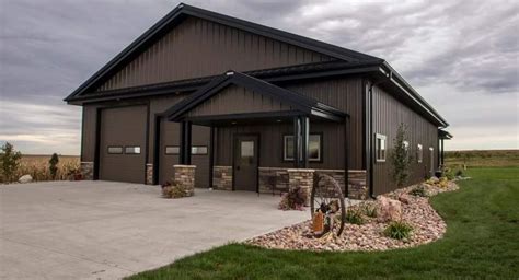 ranch house black metal.roof|morton pole barn homes pictures.